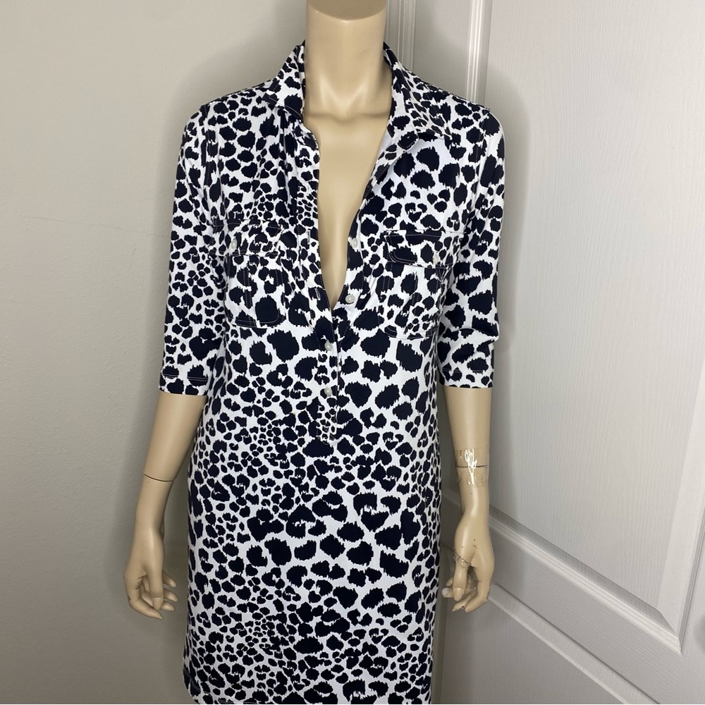 Persifor Winpenny Animal Print Dress